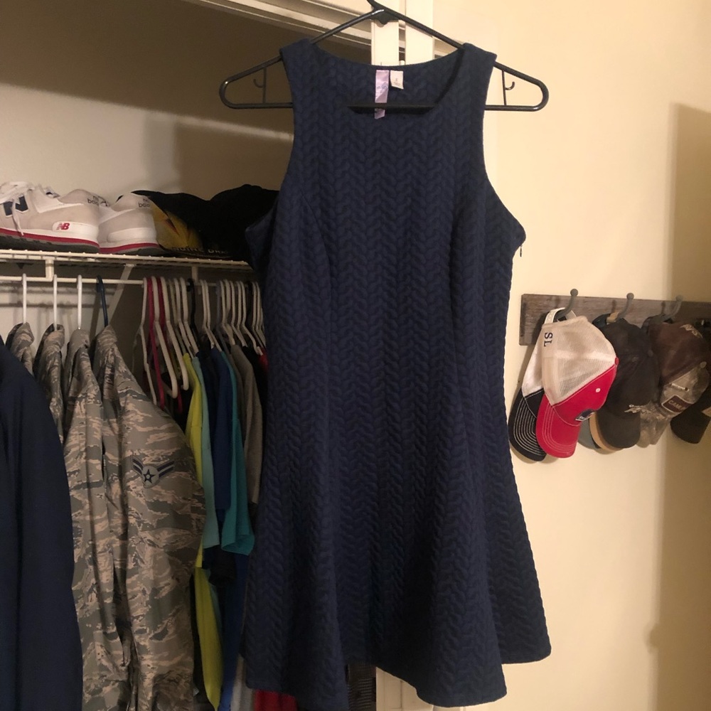 Navy blue dress